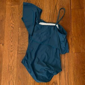 Teal one pice with removable strap